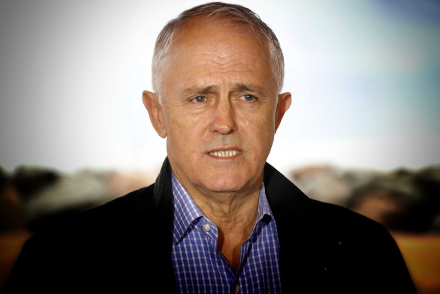 Prime Minister Malcolm Turnbull speaks to the media during a media conference in Townsville on June 13, 2016.