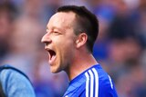 John Terry celebrates Chelsea's crowning as champions