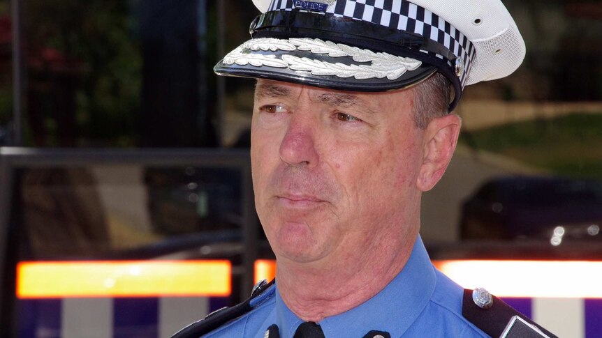 Head shot of WA Police Commissioner Karl O'Callaghan.