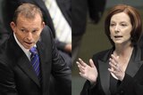 Julia Gillard and Tony Abbott