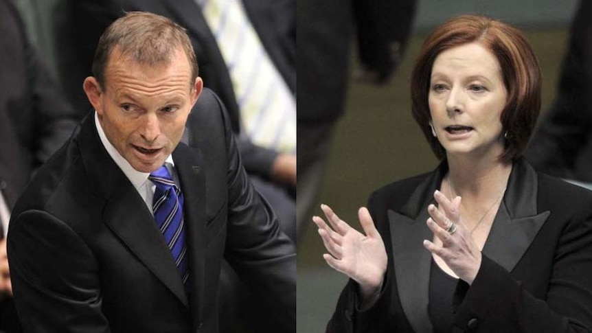 Julia Gillard and Tony Abbott