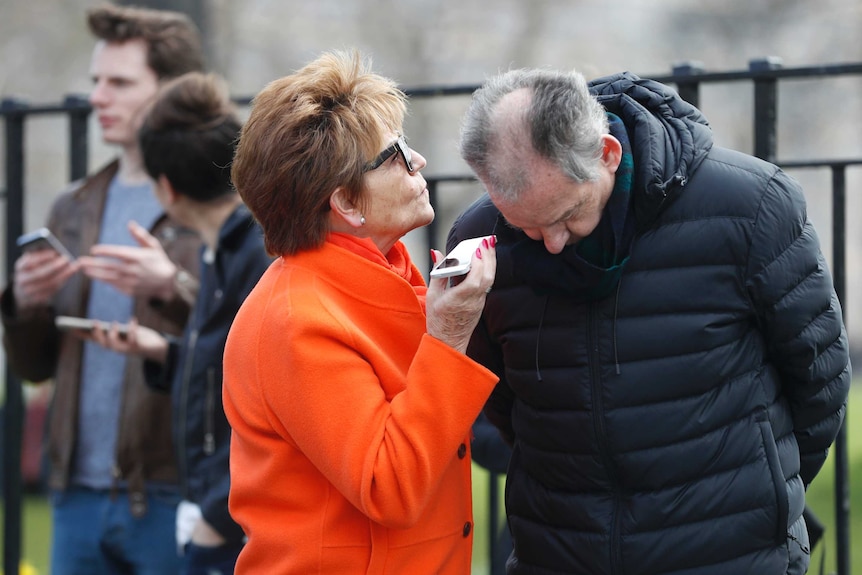 People listen as Nicola Sturgeon demands a new referendum