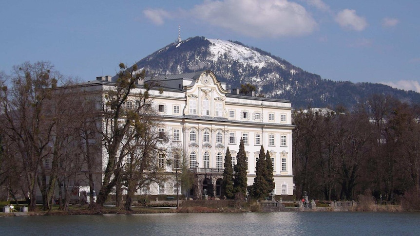 A four-level palatial home in Austria, used for the Sound of Music