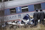 Russian express train derails
