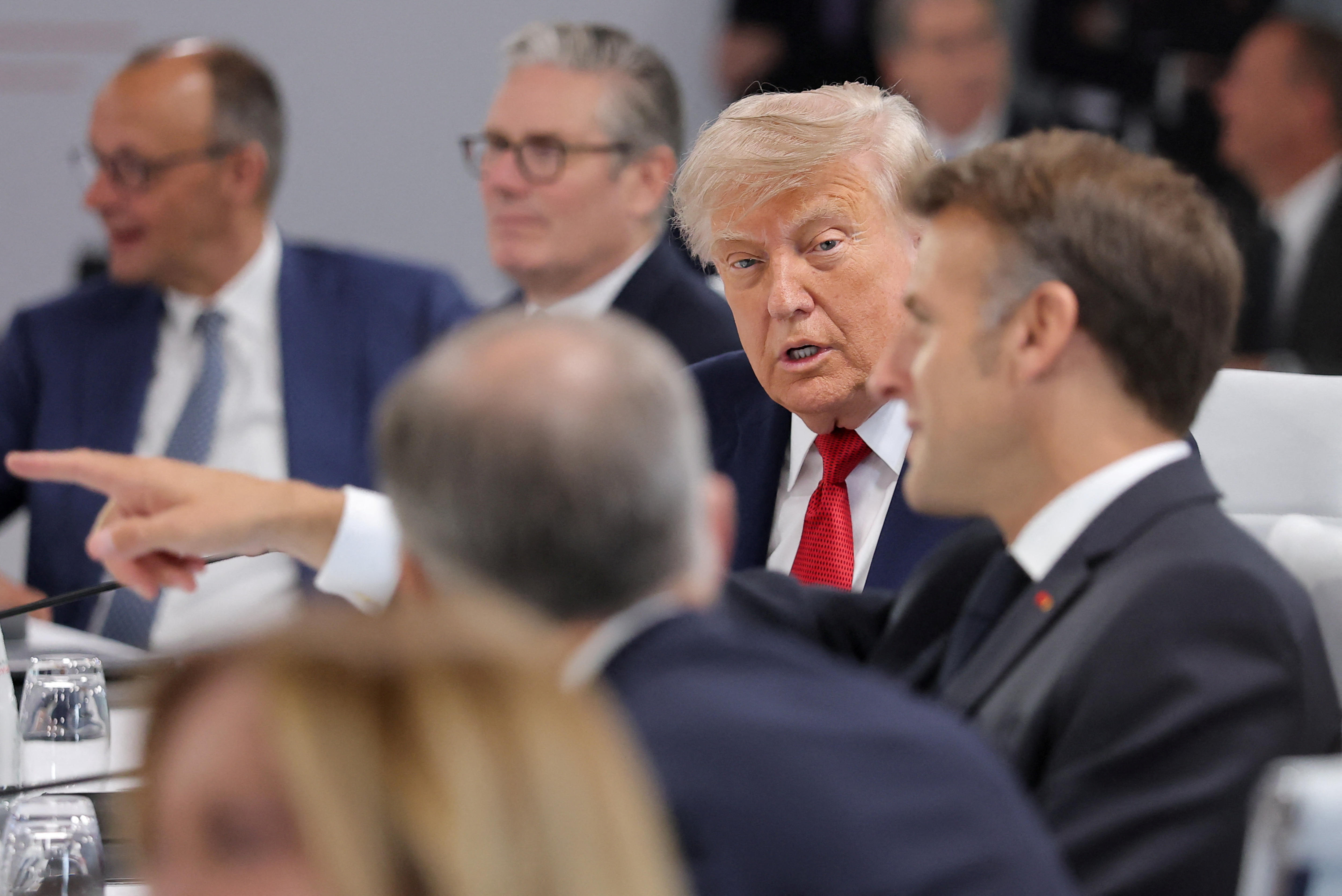 Trump earns laughs as hot mics at G7 summit capture leaders discussing lighter topics