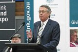 Deputy Prime Minister Wayne Swan campaigning in Devonport Tasmania