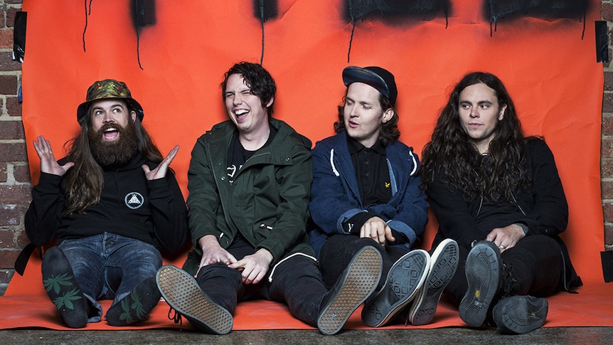 A 2022 press shot of Violent Soho