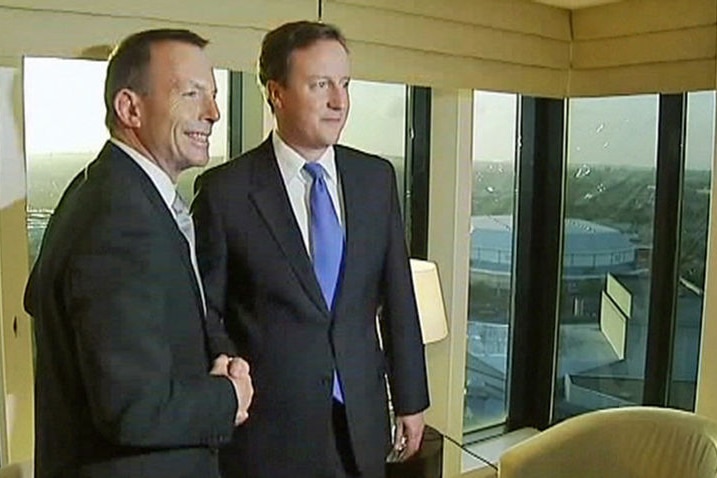 Tony Abbott and British PM David Cameron form part of a group of like-minded leaders.
