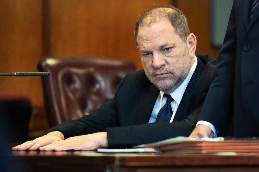 Harvey Weinstein appears in court in New York