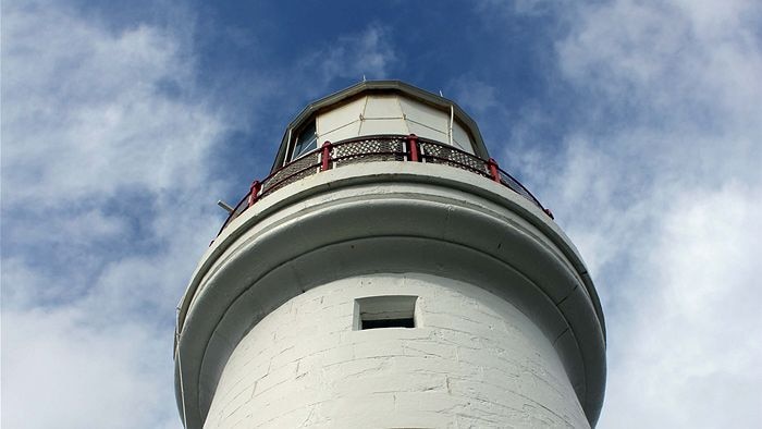 A photo of a lighthouse