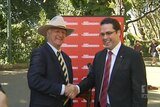 Mr Katter and McLindon announced yesterday the two parties will unite.