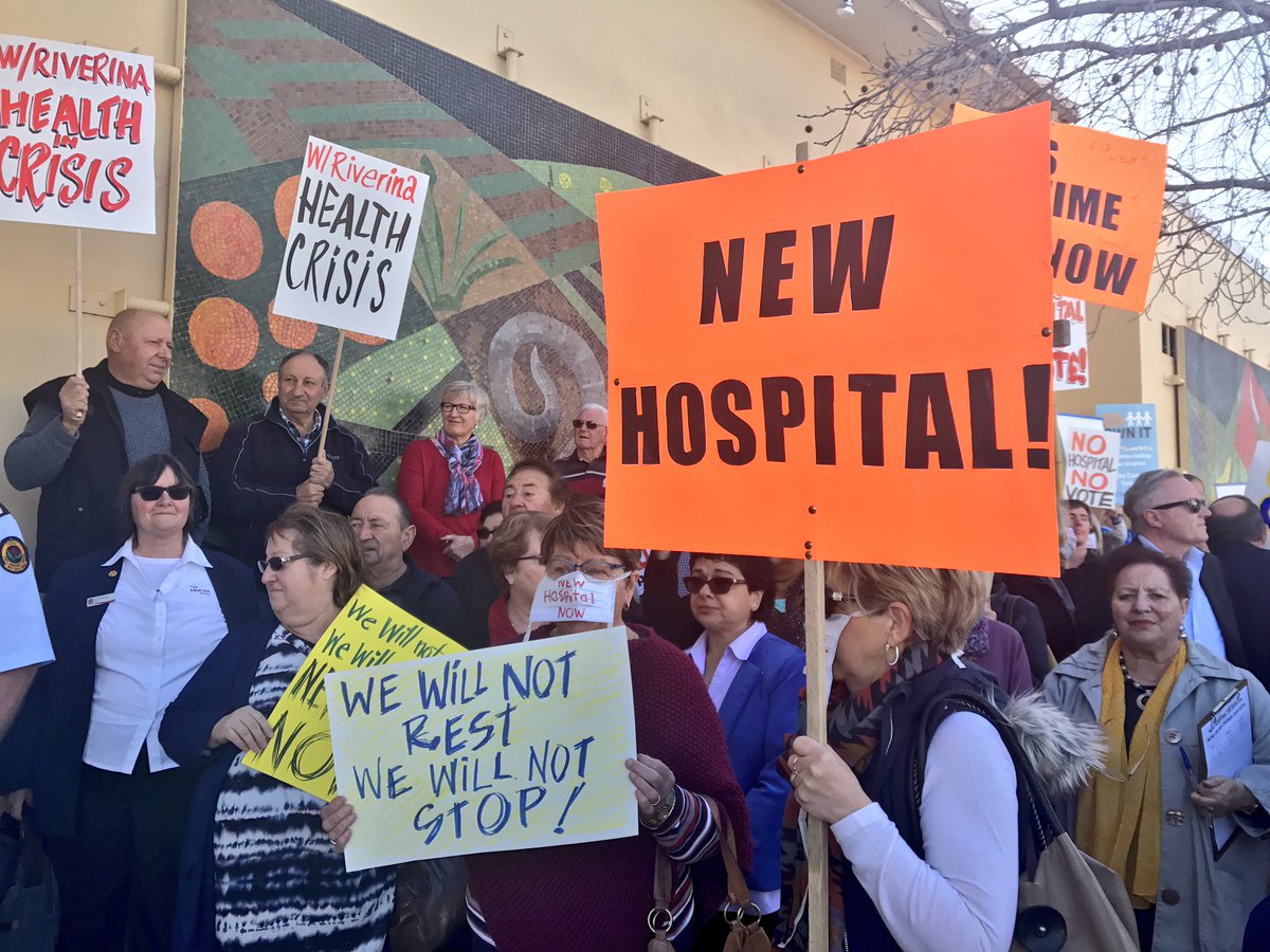 Gladys Berejiklian heckled by protesters 'desperate' for Griffith Base ...