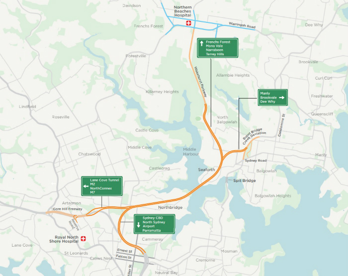 The Northern Beaches Tunnel plan.