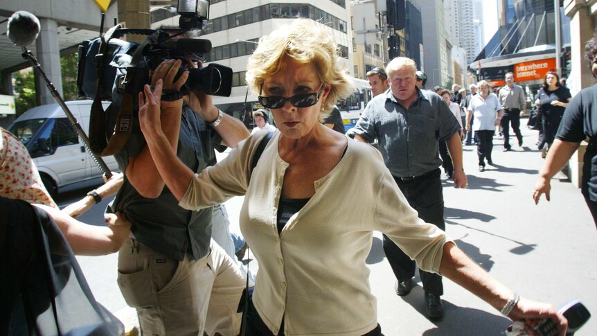 Anne Melocco, the wife of convicted ex-policeman Roger Rogerson