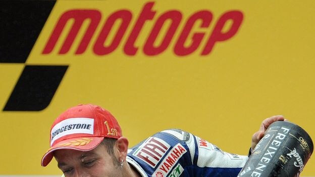 The five-time Moto GP world champion completed the Shanghai race in 44mins 08.061secs.