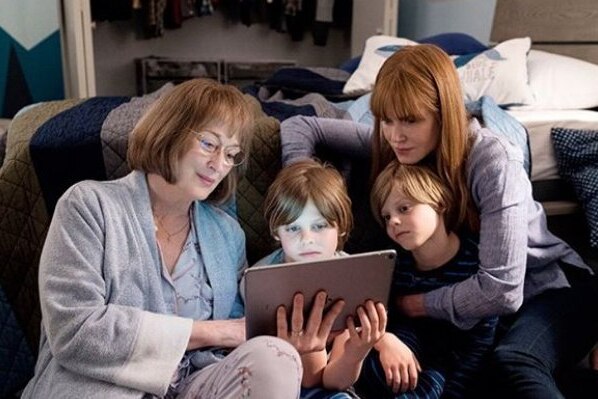Nicole Kidman and Meryl Streep in a scene from HBO drama Big Little Lies