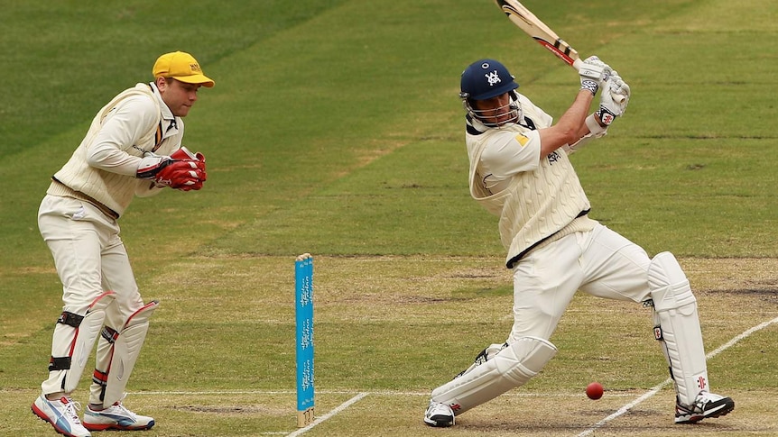 Clint McKay opened the shoulders with a valuable knock of 65 for Victoria.