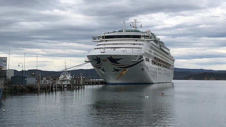 First cruise ship to berth at Eden's new wharf