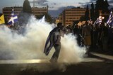 Greek protests Macedonia name