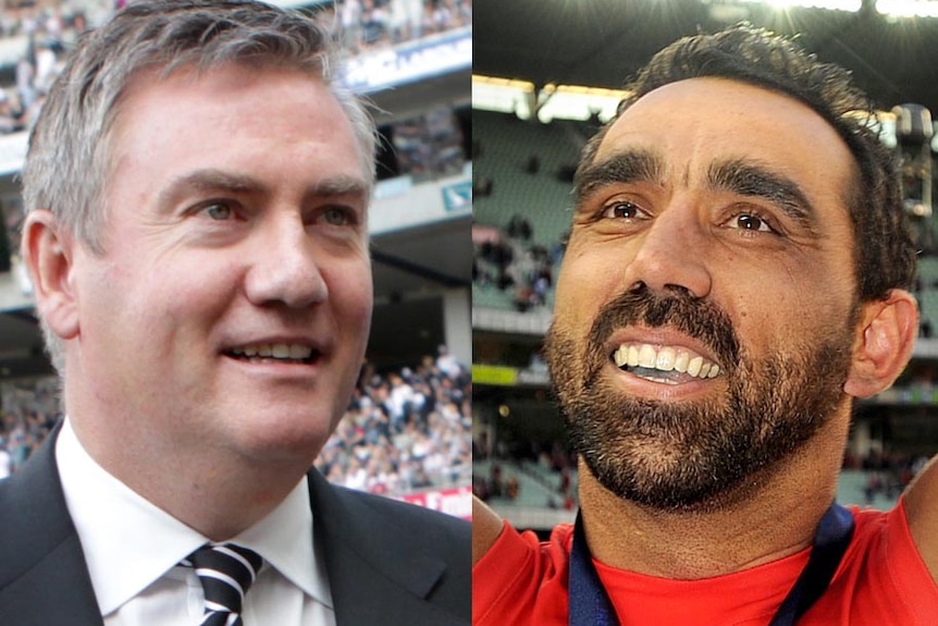 Eddie McGuire and Adam Goodes