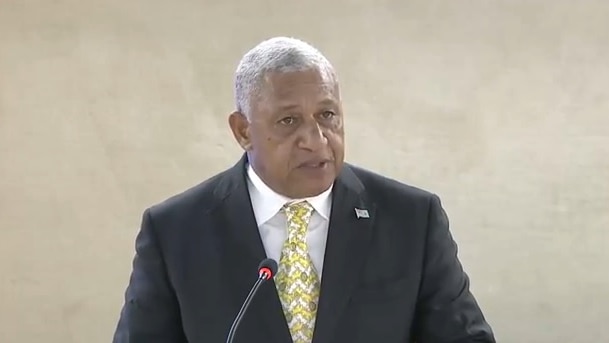 Fiji prime minister Frank Bainimarama