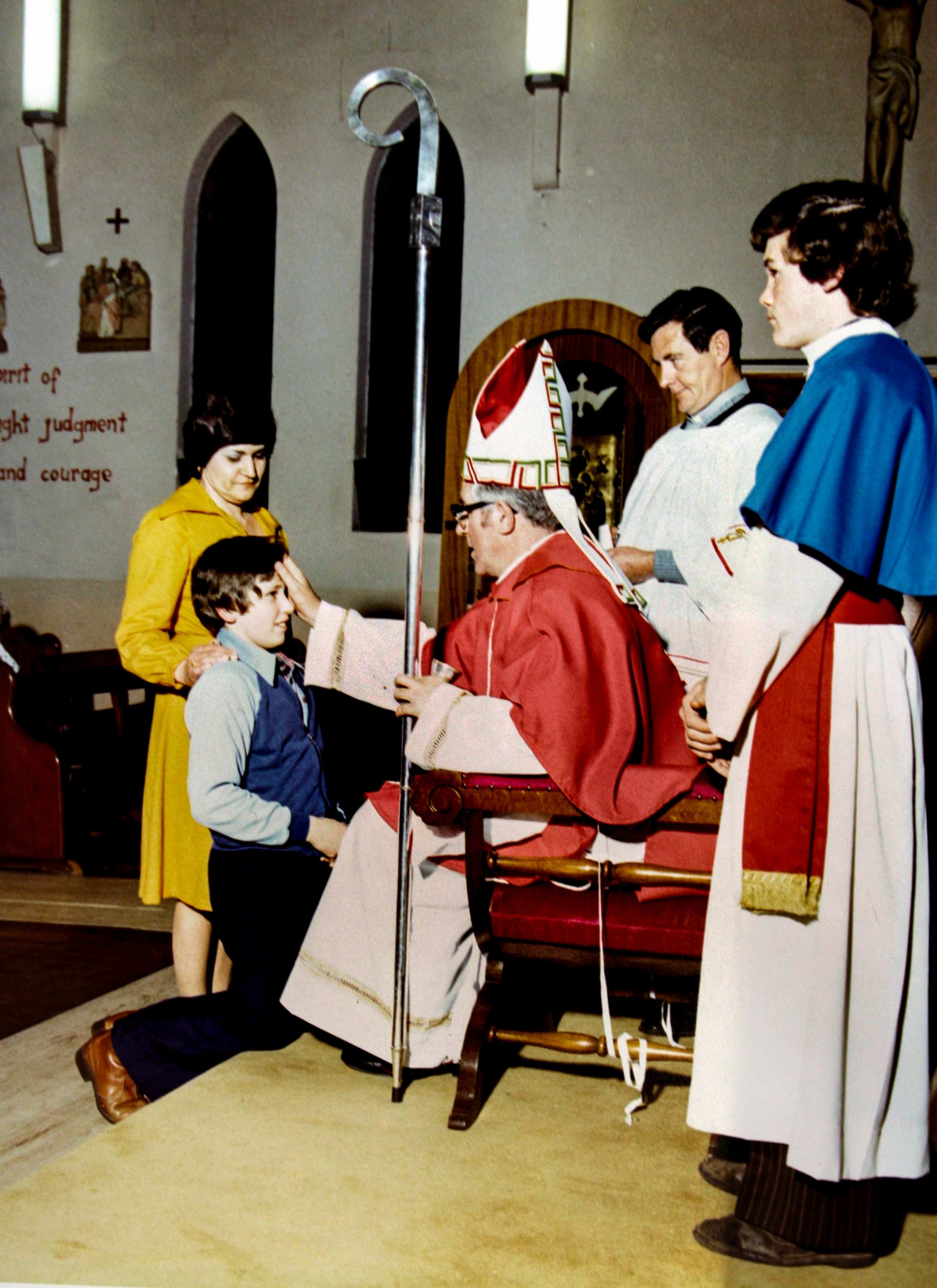 Father O'Keeffe sexually abused Adam James.