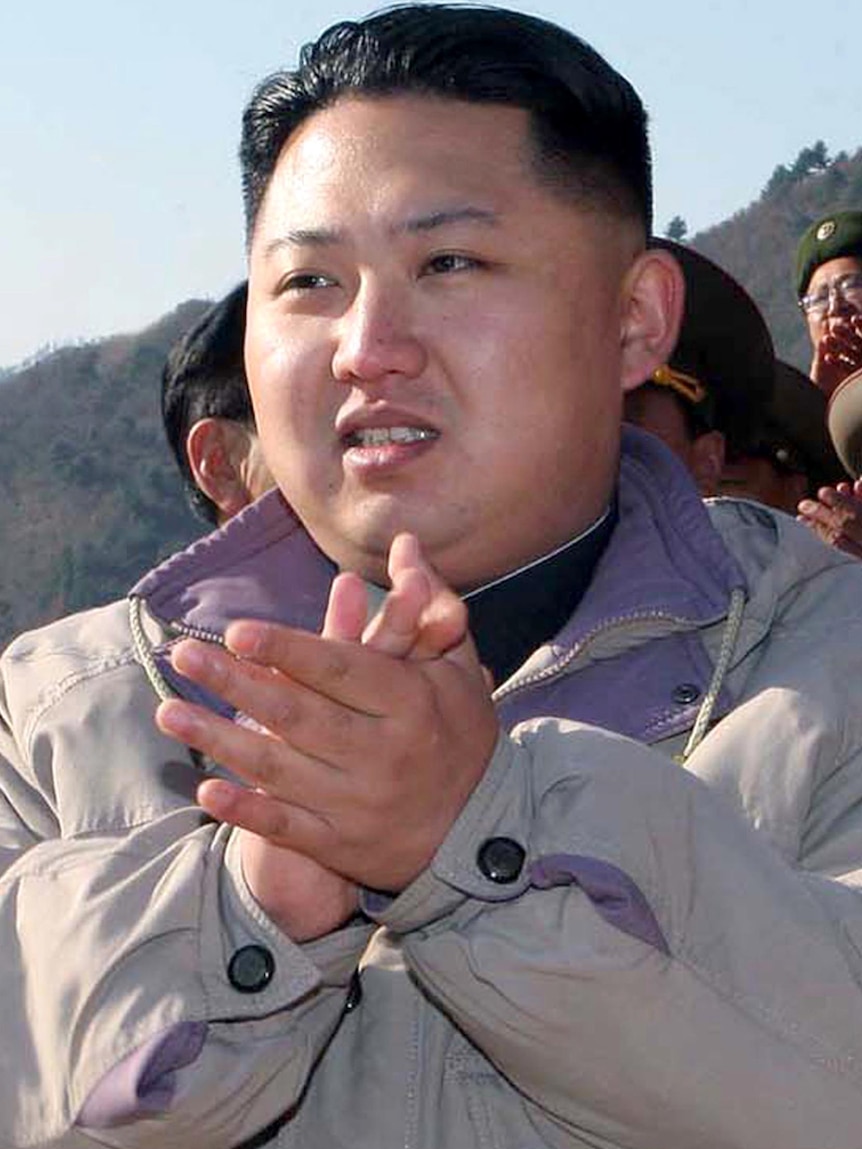 Kim Jong-Un, son of former North Korean leader Kim Jong-Il.