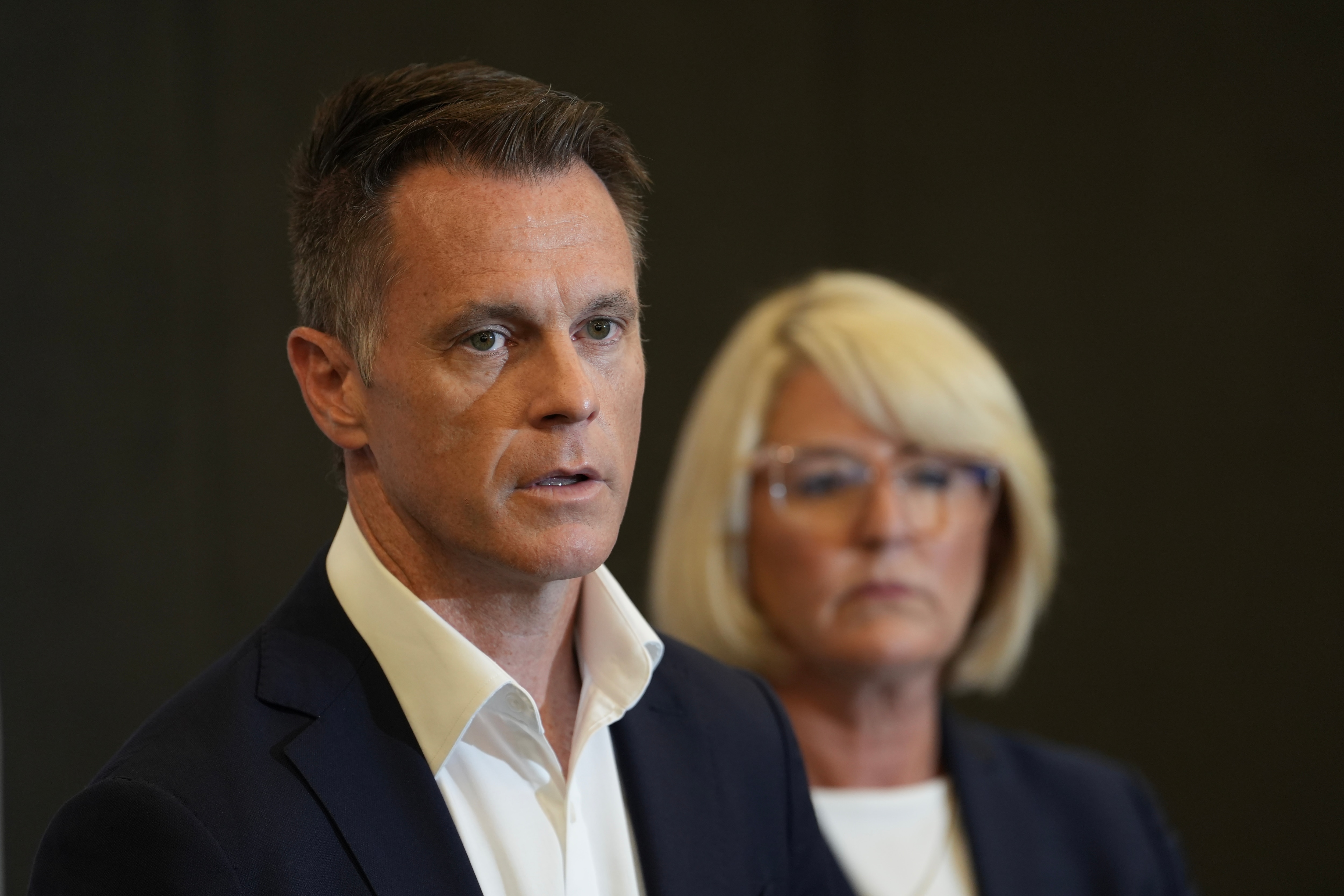 Chris Minns e Yasmin Catley