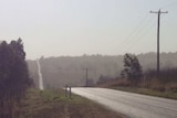 'Hazardous' levels of dust on Wybong Road near Muswellbrook.