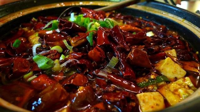 A chilli hot pot.