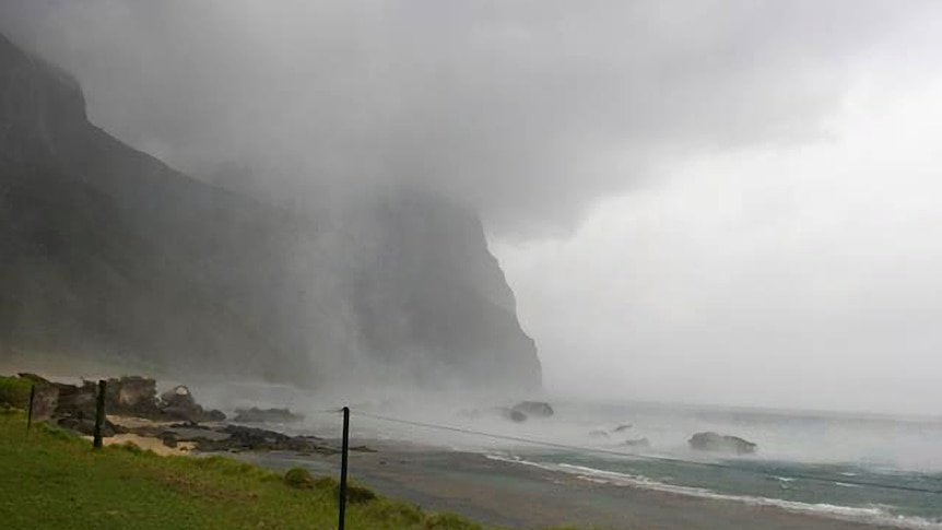 Cyclone Sandra system buffets Lord Howe Island