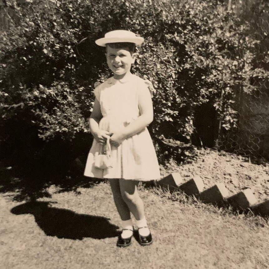 Barbara Scott as a young girl