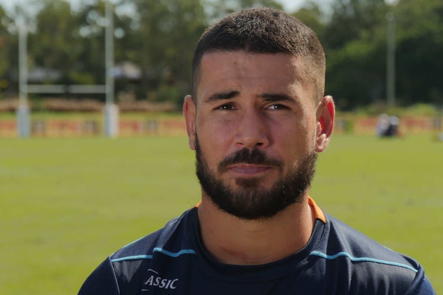 Head shot of Titans hooker Nathan Peats