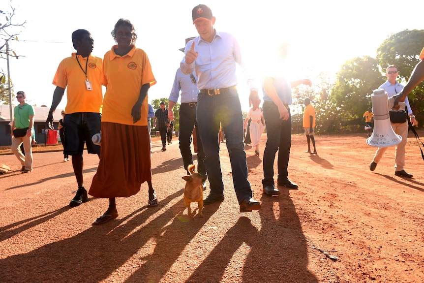 Tony Abbott at Yirrkala School