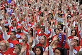 Victorian nurses vote to continue industrial action at Festival Hall in Melbourne on November 21, 2011.