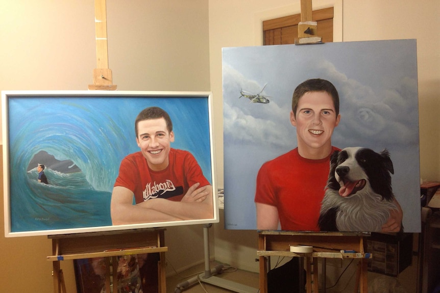 Portraits of Craig and Kallan sit side-by-side.