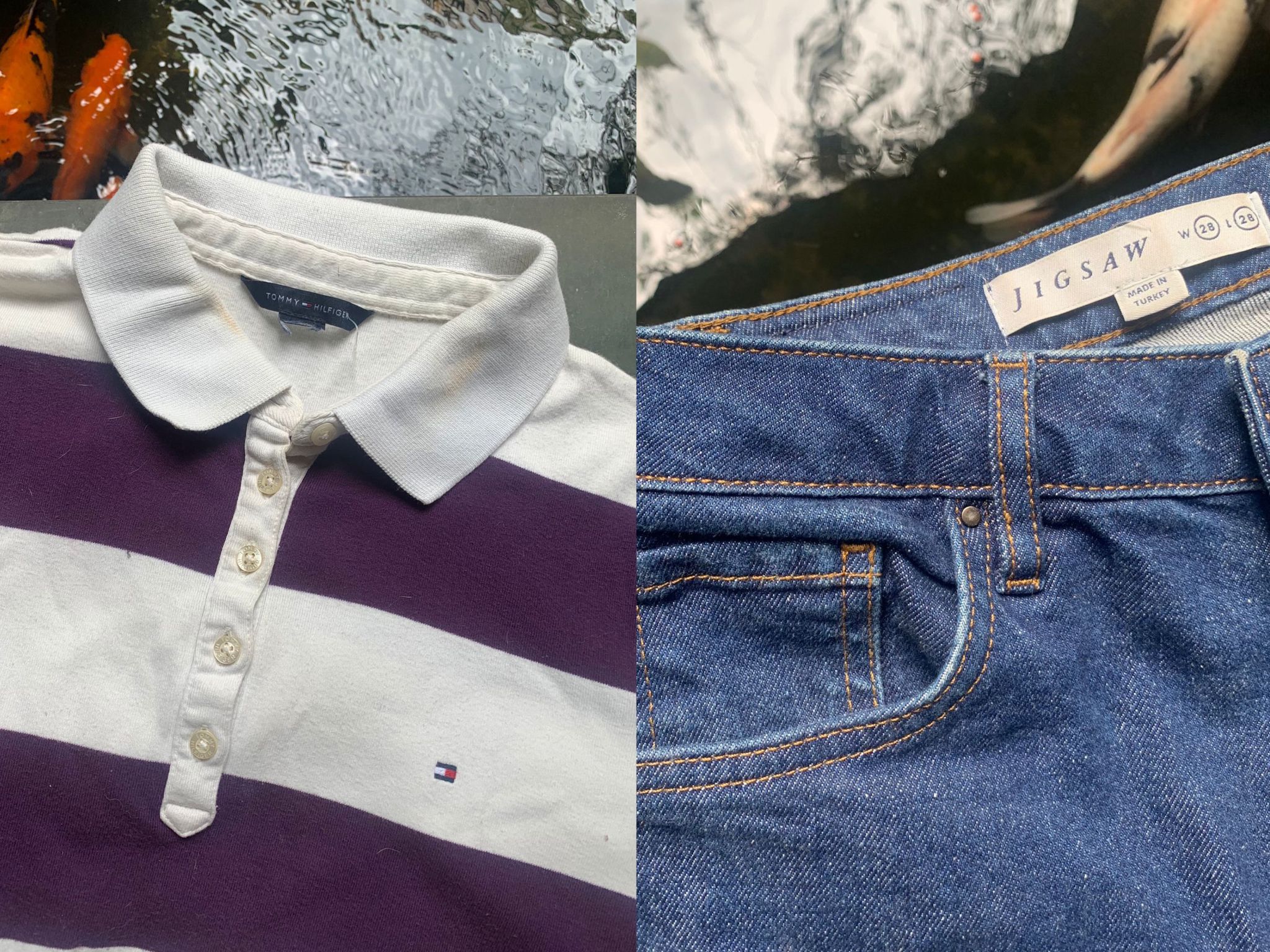 Baju hasil thrift Alma