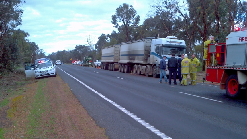 Williams GM truck spill