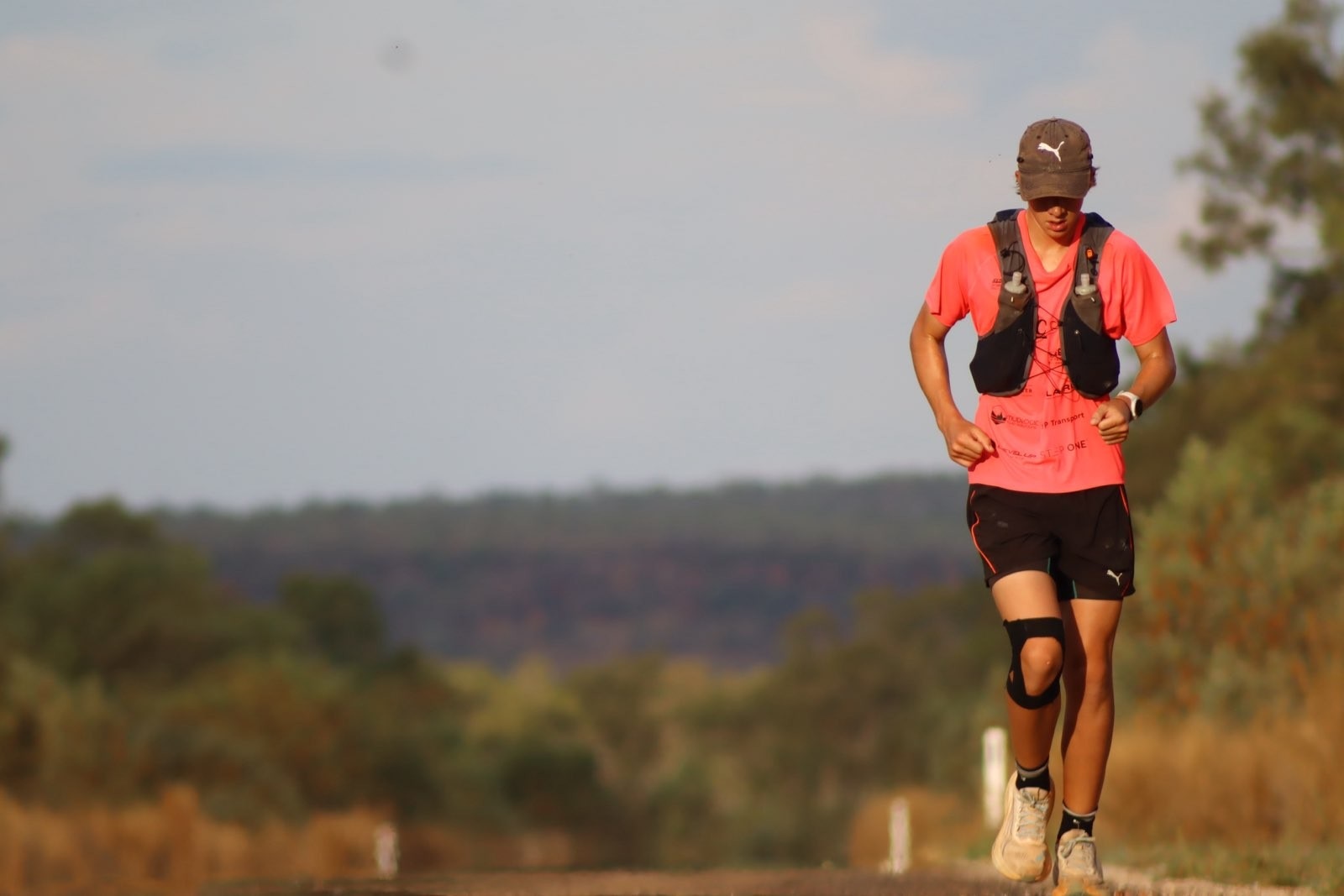 Heat stroke and stress fractures don't stop teen running 660km for charity