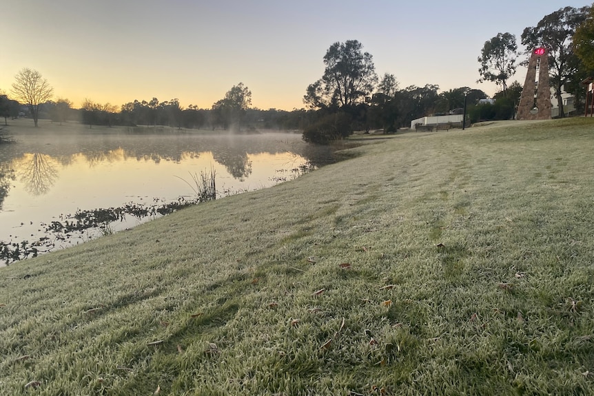 Frost was seen across parts of Stanthorpe this morning.