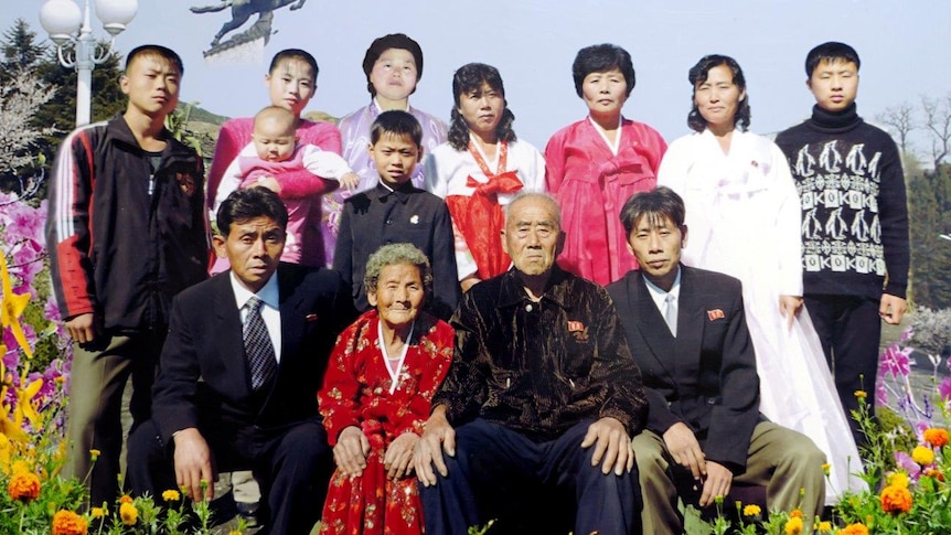 Photo of Oh's North Korean family