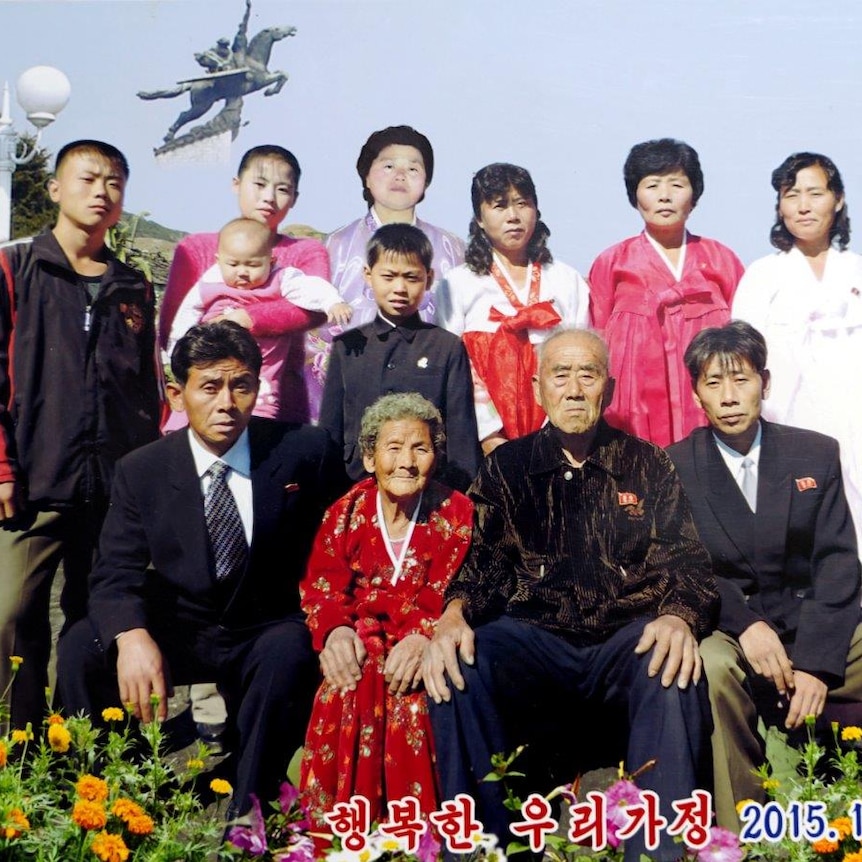 Photo of Oh's North Korean family