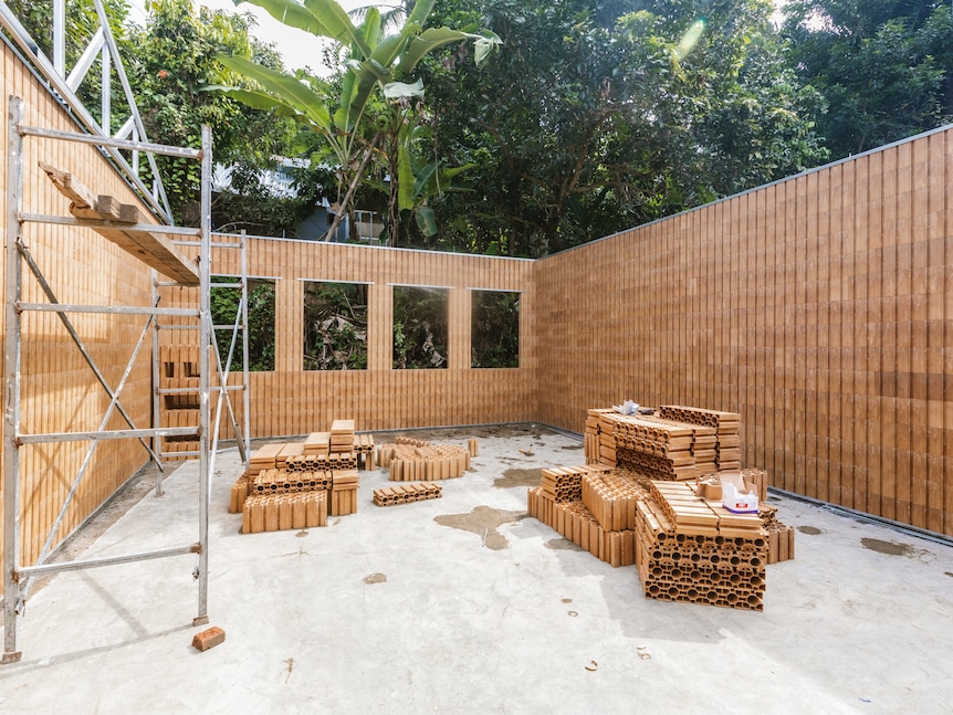 Eco block school - Inside