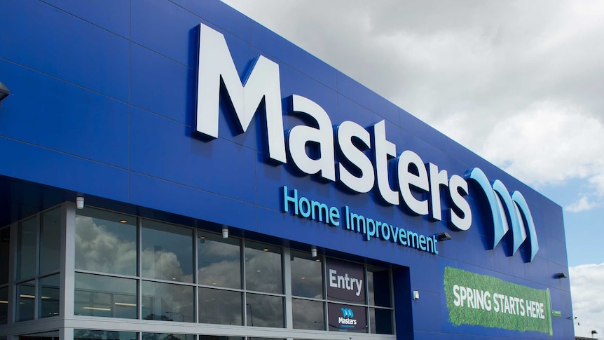 A Masters store is seen at Nerang on the Gold Coast
