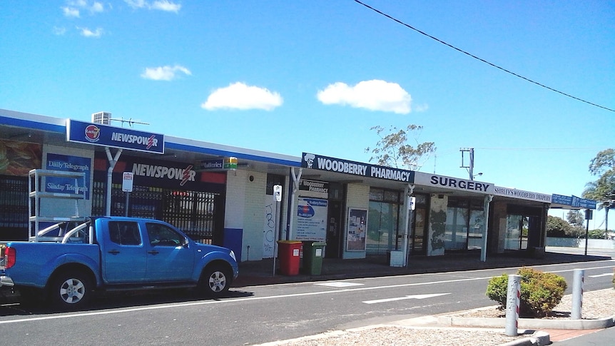 Woodberry shopping centre, where store owners are subjected to break-ins, vandalism and graffiti attacks.