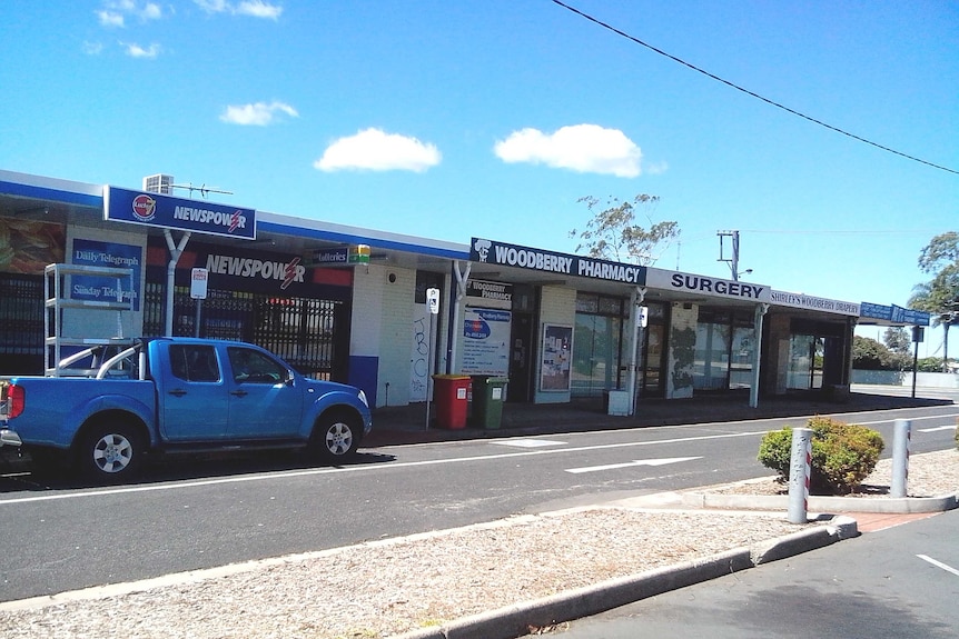 Woodberry shopping centre, where store owners are subjected to break-ins, vandalism and graffiti attacks.