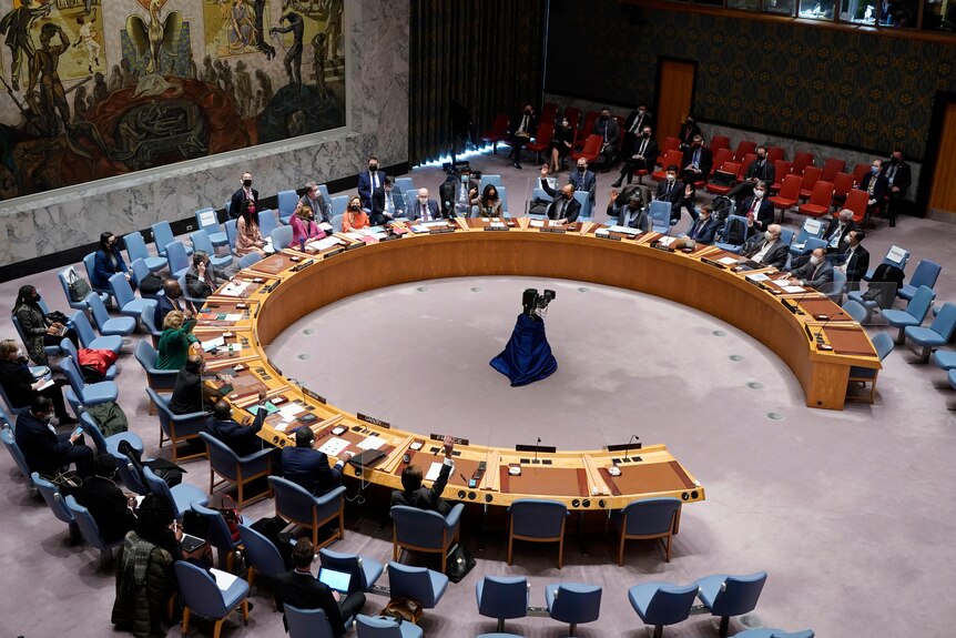 862px x 575px - Can Russia be removed from UN Security Council and how would that work? -  ABC News
