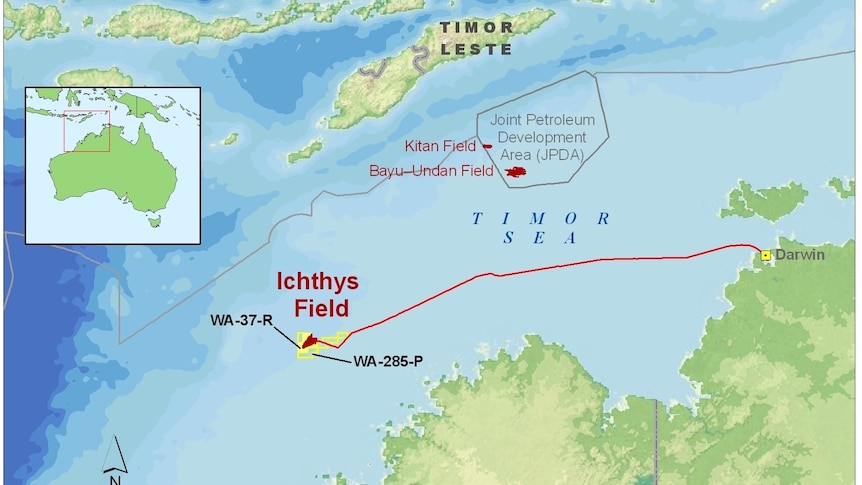 Inpex Ichthys gas field