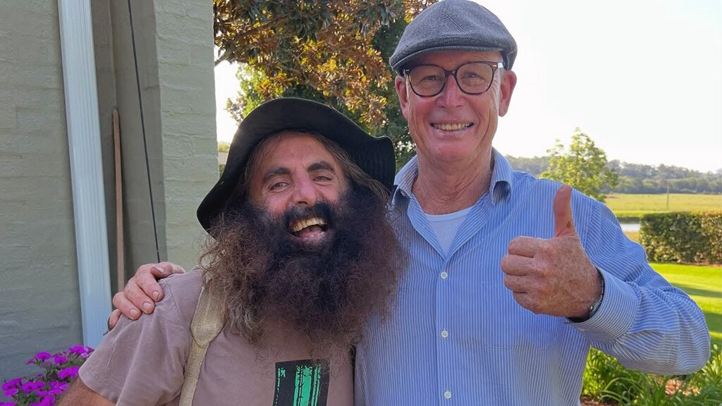 Costa with Tim Pickles.