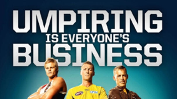 The AFL takes a strong stance on respect for umpires